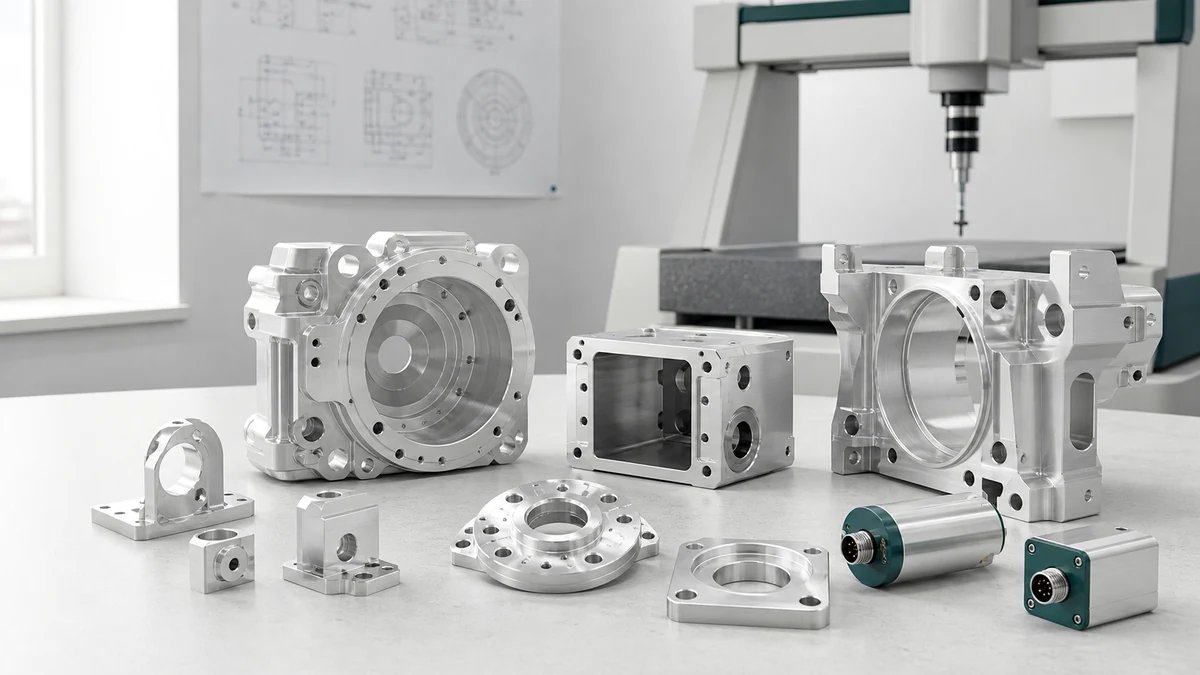 Finished WEKO precision parts prepared for review