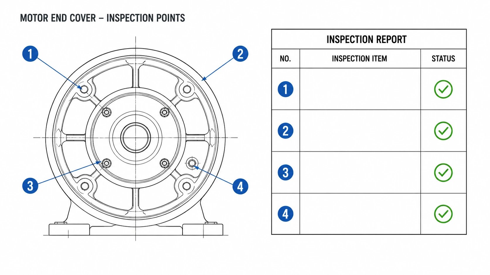 Illustrative link between drawing callouts and report entries