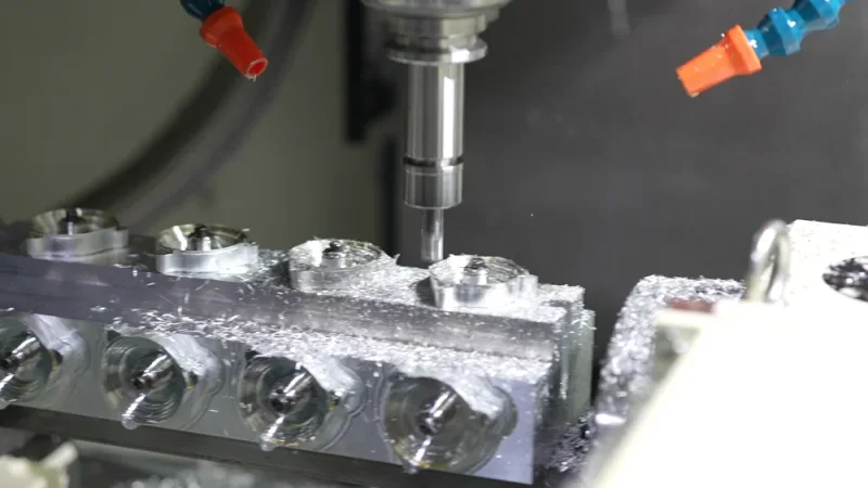 CNC Milling — real production footage