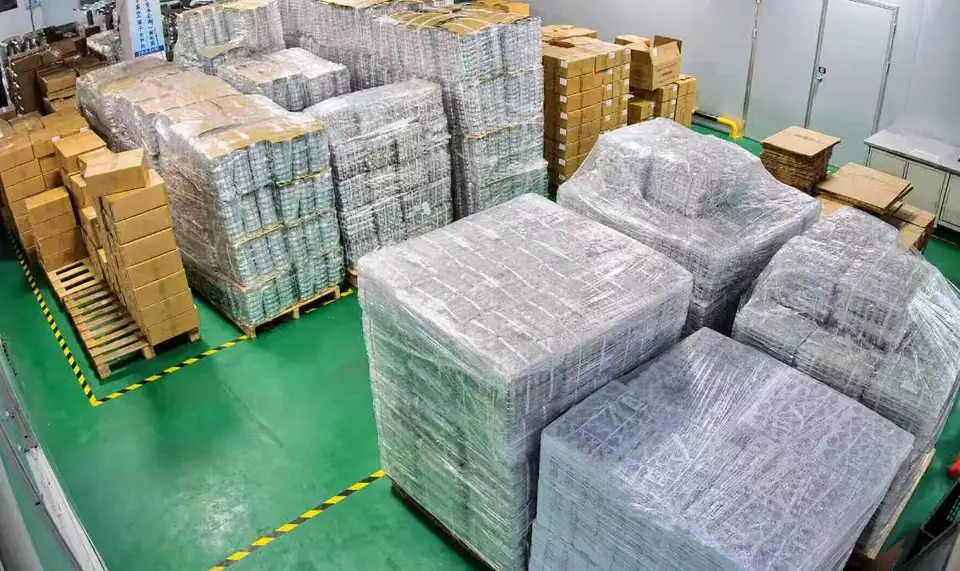 Protected finished goods prepared for release
