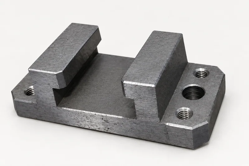 Mounting brackets — representative CNC-milled component illustration