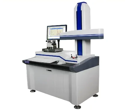 Published equipment photograph: contour measurement for drawing-defined profiles.