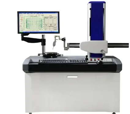 Published equipment photograph: rotational geometry measurement.