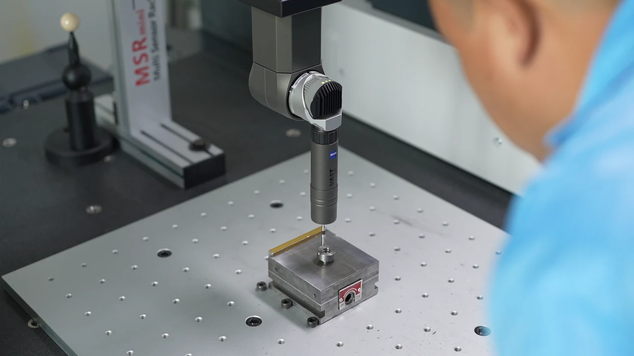 Operator and coordinate measurement setup