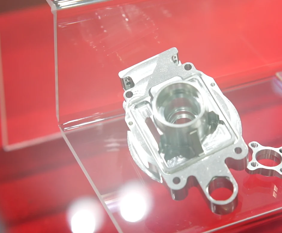 Drone Gimbal Metal Component — Machined mounting cover · component-family example