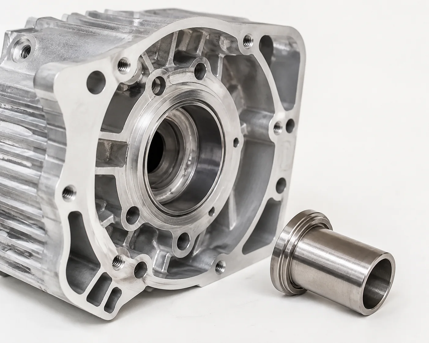 Detailed CNC machined component for Electric Mobility